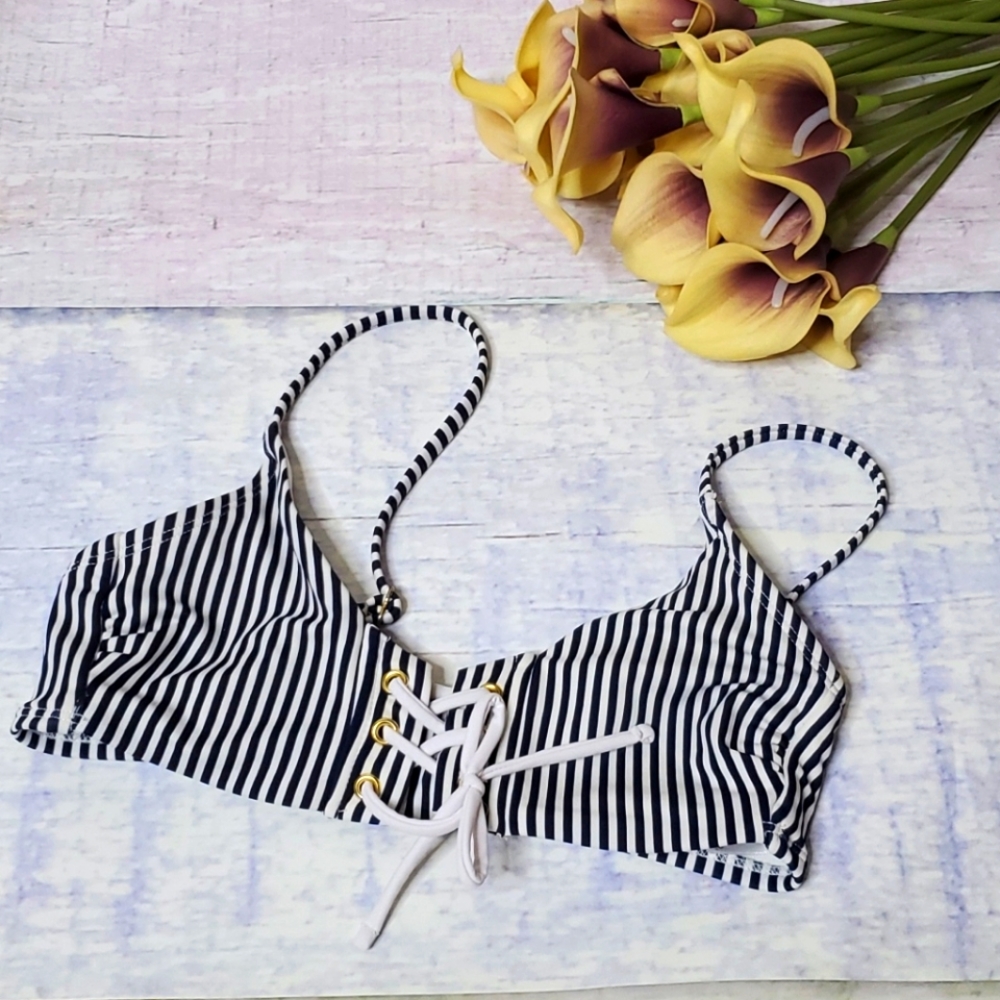 Xhilaration Striped Bikini Top